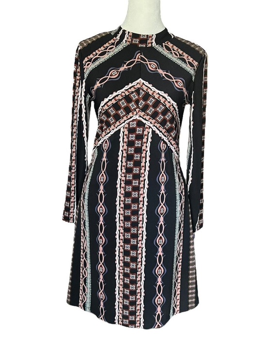 Free People Dresses & Skirts - Free People Chain Print Mini Dress – Long Sleeve, Size L